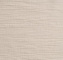 Bavlněný mušelín dvojitá gázovina ecru