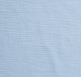 Bavlněný mušelín dvojitá gázovina sv.modrý II.jakost