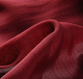 Žoržet jednobarevný hladký vínový