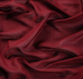 Žoržet jednobarevný hladký vínový