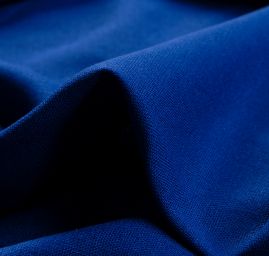 Len pružný viskoza směs královská modrá