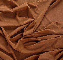 Pružný tyl hnědý lesklý