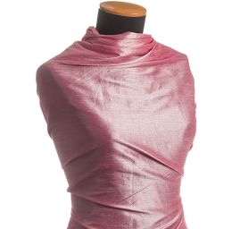 Šantung jednobarevný starorůžový