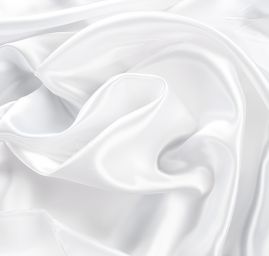 Podšívka saténová lomená bílá