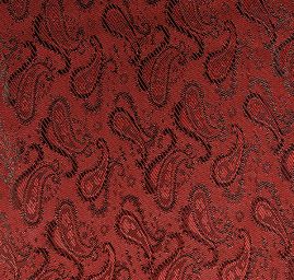 Podšívka žakárová vínová/černá