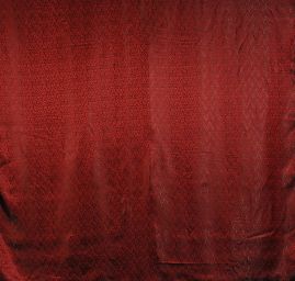 Podšívka žakárová vínová/černá