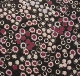 Letní bavlněná pletenina vzor kolečka