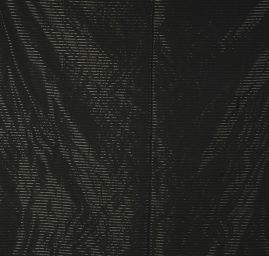 Taft žakár jemný proužek černý