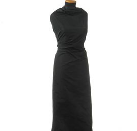 Taft žakár pruhy modré/černé