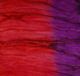 Batika kreš satén červeno-fialová