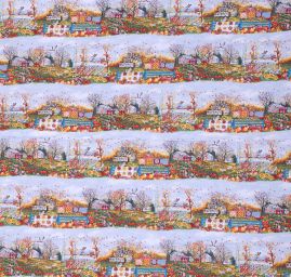 Bavlna tisk design Elizabeth's Etudio podzim