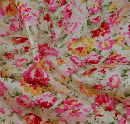 Bavlněná látka z kolekce Dapper kytičkový motiv