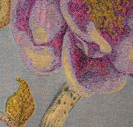 Žakárová látka gepard,opice, papoušek šedá