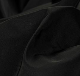 Taft hladký černý