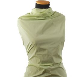 Taft hladký jemný pastel světle zelený