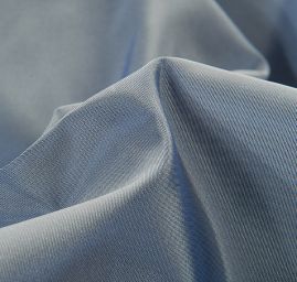 Taft hladký pevnější modrobílý