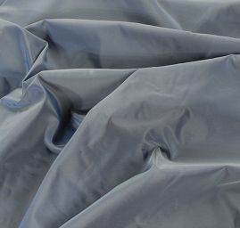 Taft hladký pevnější modrobílý