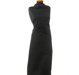 Taft hladký jemný černý