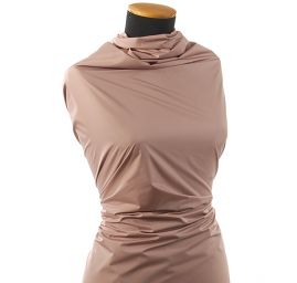 Taft hladký jemný pastel starorůžová