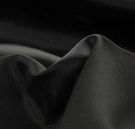 Satén duchesse/dišes černý