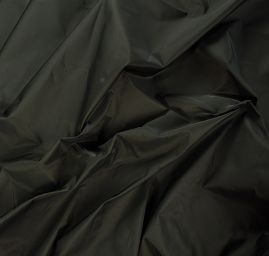 Taft/satén hladký jemný šedý tmavý