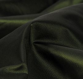 Taft pevnější hladký zelenočerný