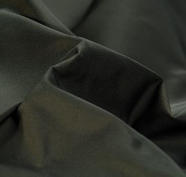 Taft/satén hladký jemný tmavě šedý