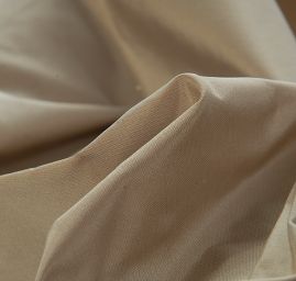 Taft hladký béžovohnědý