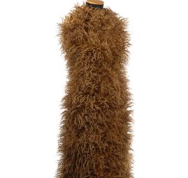 Imitace zvířecí srsti kašmírské kozy sv.hnědá