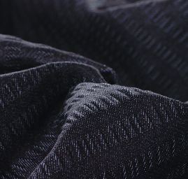 Riflovina pruhy černá/šedá