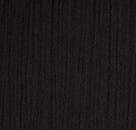 Bavlněný etamín kreš černý