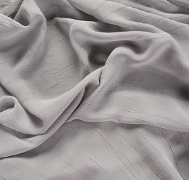 Žoržetšifon kreš světle šedý