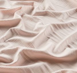 Viskozová šatová látka plise pastel růžová