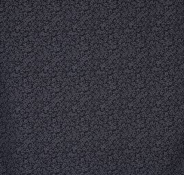 Efektní žakárová látka motiv drobných květů černá/šedá