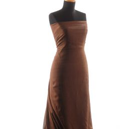 Lamé šatová látka zlatohnědá