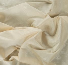 Podšívka žakár polyester smetanová sluníčka