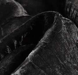 Lamé šatová látka kreš černá