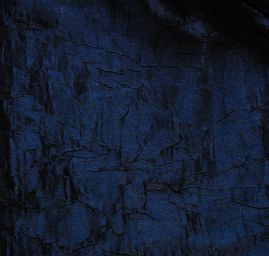 Lamé šatová látka kreš tmavě modrá