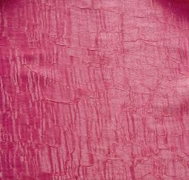 Lamé šatová látka kreš růžová