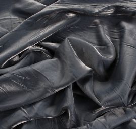 Lamé šatová látka antracit šedá