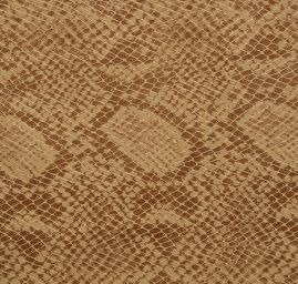 Imitace hadí kůže hnědobéžová