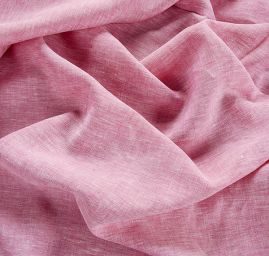 Len středně silný růžovobílý