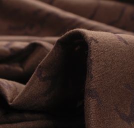 Bavlněný úplet plastický abstraktní vzor