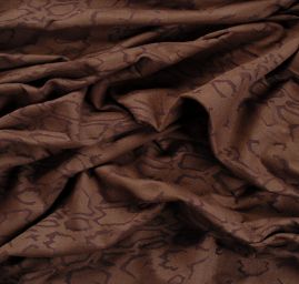 Bavlněný úplet plastický abstraktní vzor