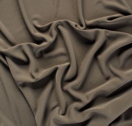 Úplet žoržet jemný khaki zelený