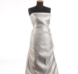 Brokát geometrický motiv lomená bílá