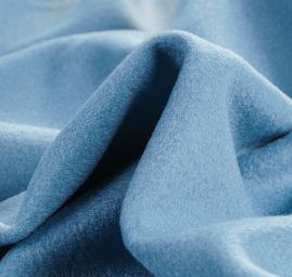 Flauš vlna směs kašmír jenas modrá