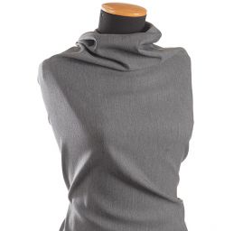 Kostýmová látka vlna směs šedý melír