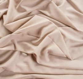 Len pružný viskoza směs béžový