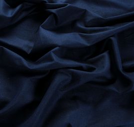 Len pružný viskoza směs tmavě modré barvy